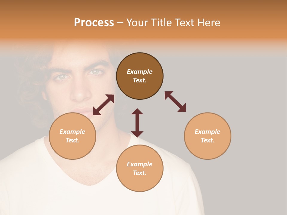 Caucasian Parent Daughter PowerPoint Template