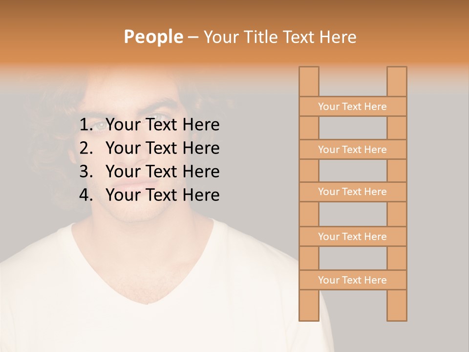 Caucasian Parent Daughter PowerPoint Template