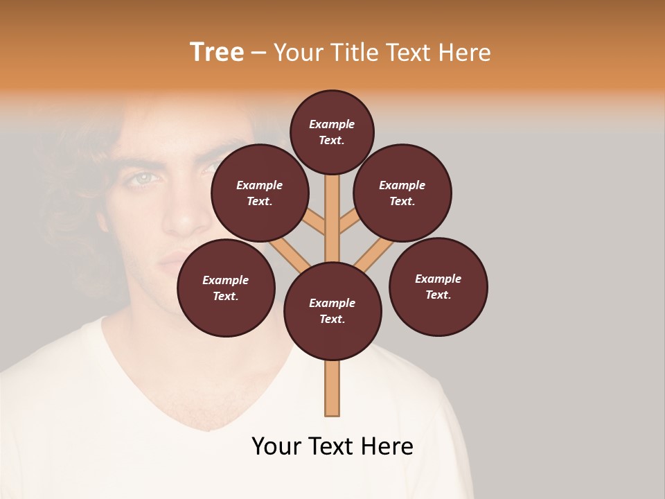 Caucasian Parent Daughter PowerPoint Template