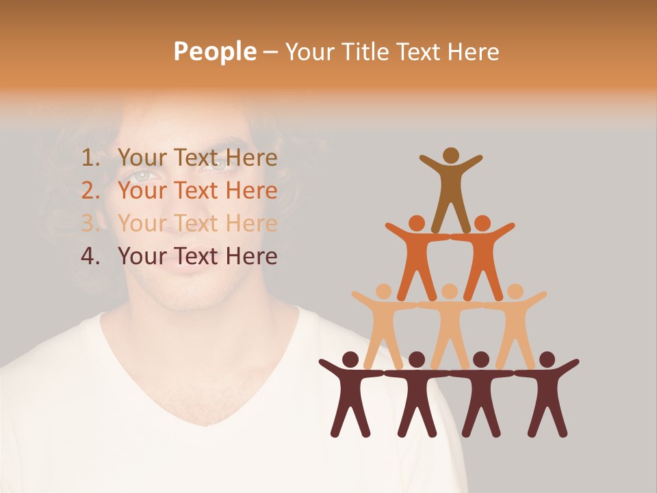 Caucasian Parent Daughter PowerPoint Template