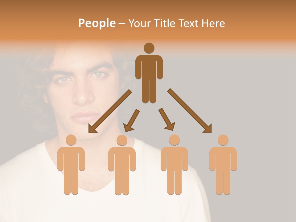 Caucasian Parent Daughter PowerPoint Template