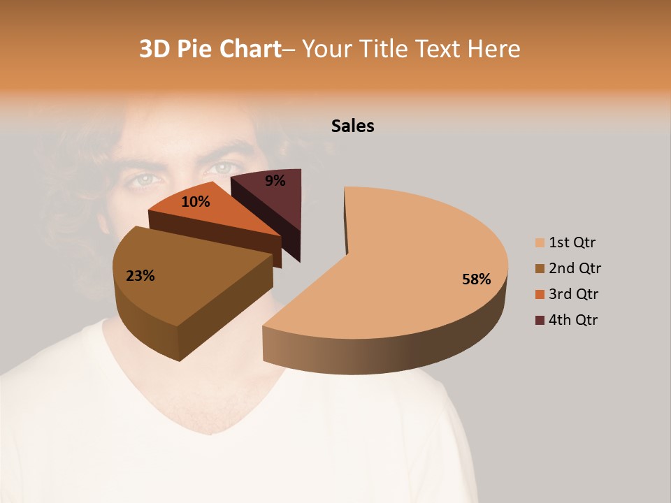 Caucasian Parent Daughter PowerPoint Template