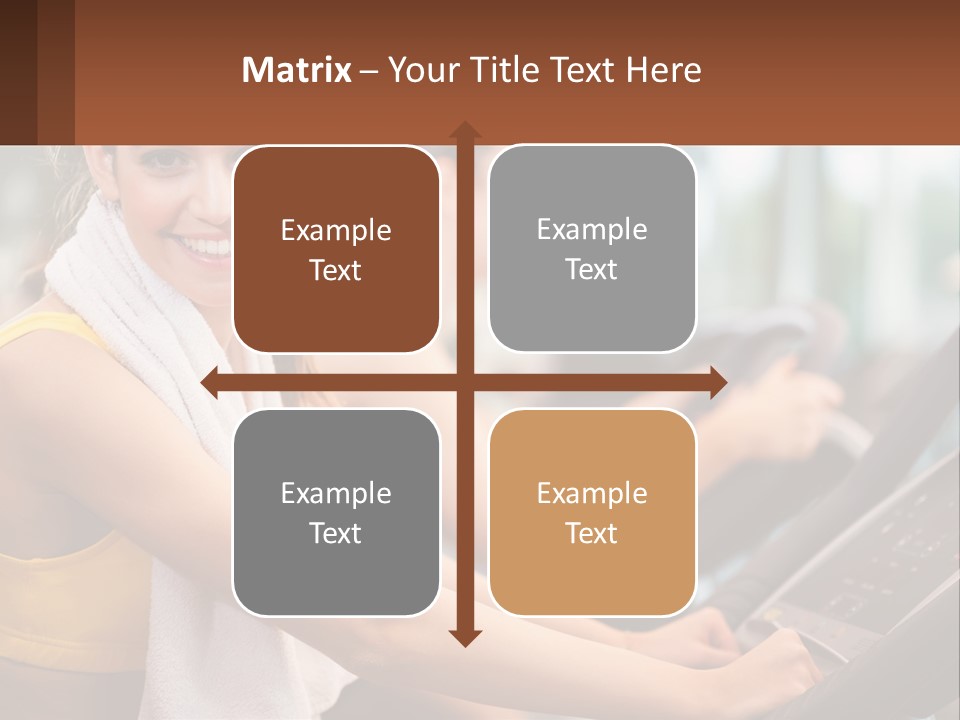 Beach Lifestyle Caucasian PowerPoint Template