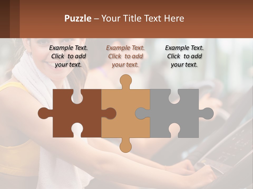 Beach Lifestyle Caucasian PowerPoint Template