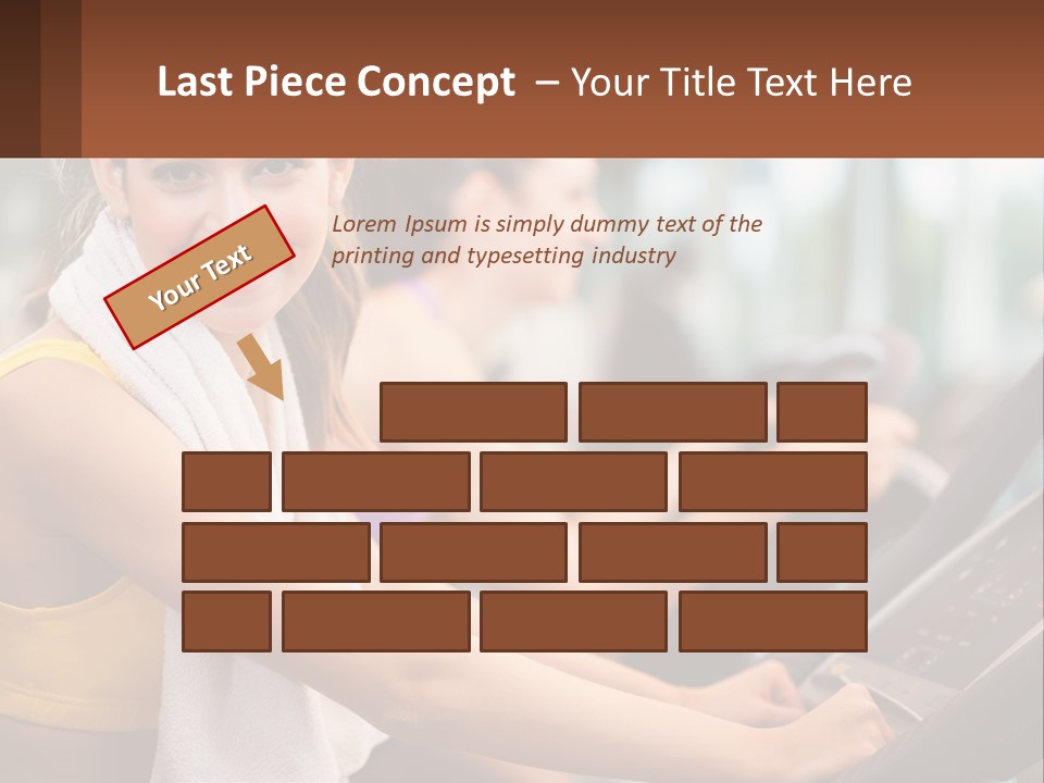 Beach Lifestyle Caucasian PowerPoint Template