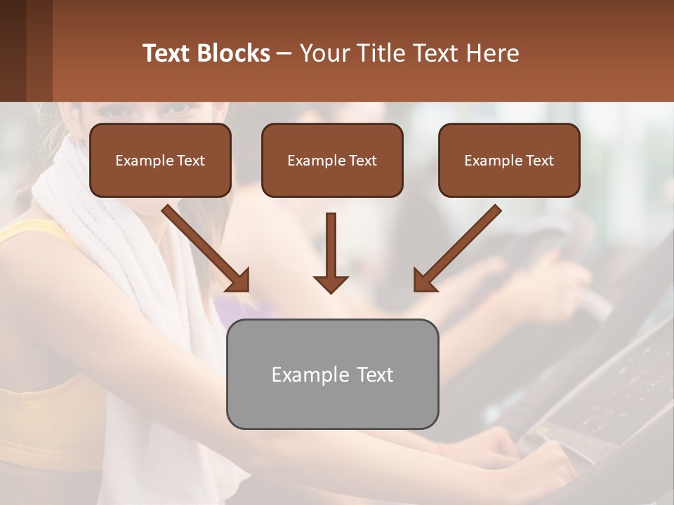 Beach Lifestyle Caucasian PowerPoint Template