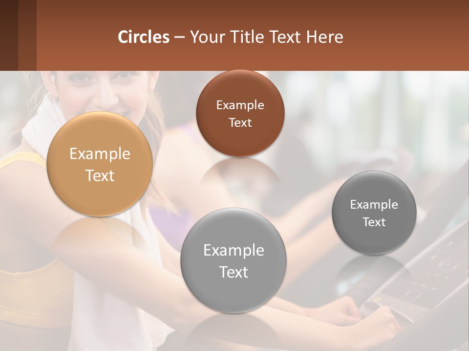 Beach Lifestyle Caucasian PowerPoint Template