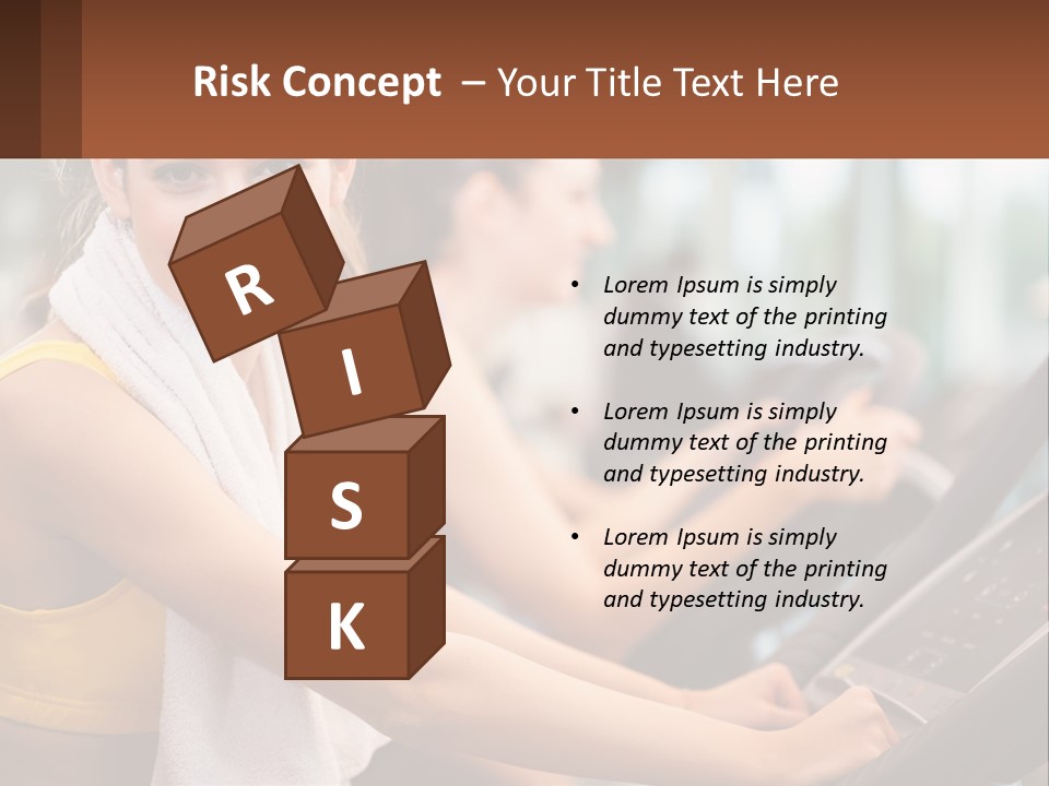 Beach Lifestyle Caucasian PowerPoint Template