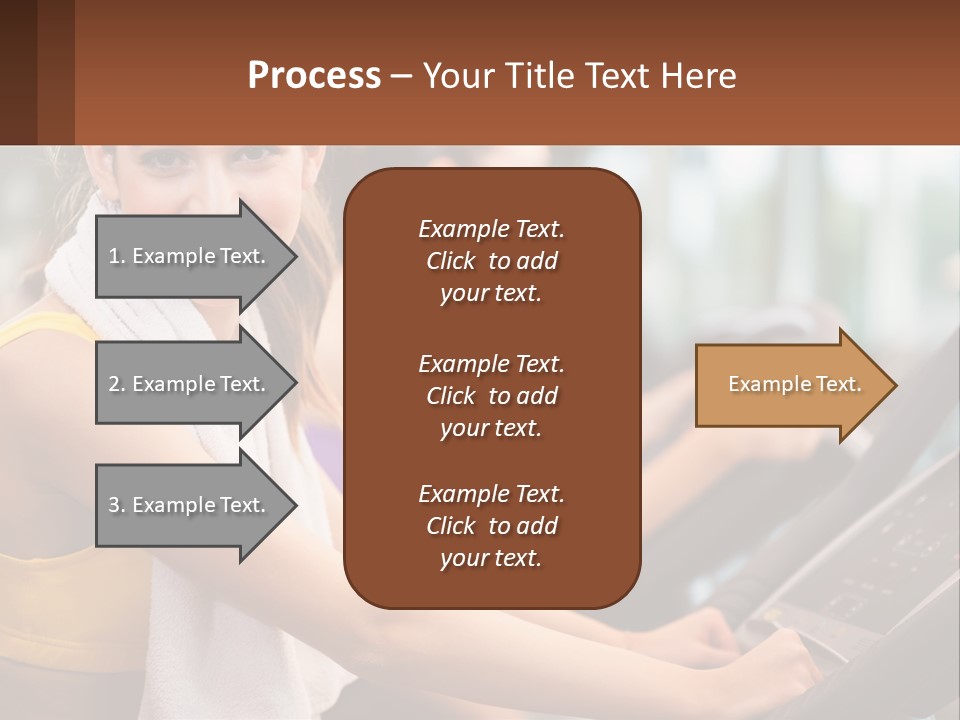 Beach Lifestyle Caucasian PowerPoint Template