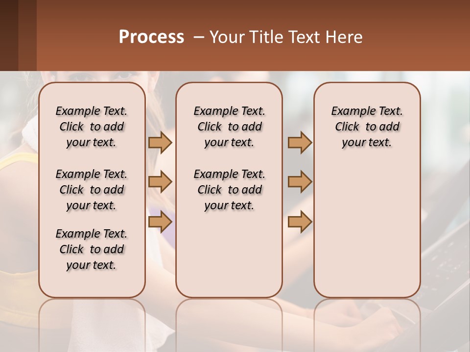 Beach Lifestyle Caucasian PowerPoint Template