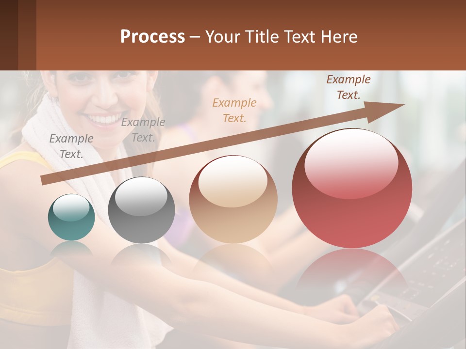 Beach Lifestyle Caucasian PowerPoint Template