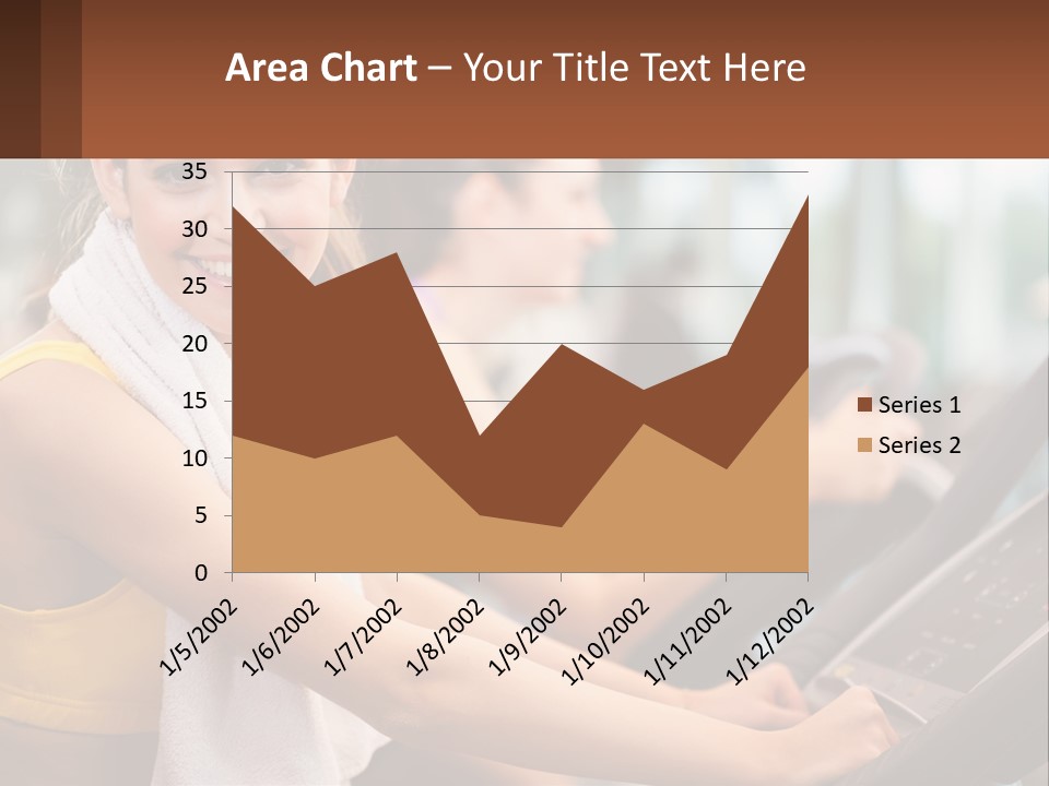 Beach Lifestyle Caucasian PowerPoint Template