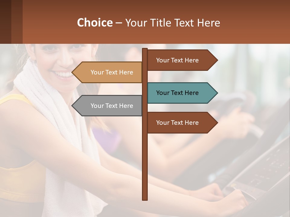 Beach Lifestyle Caucasian PowerPoint Template