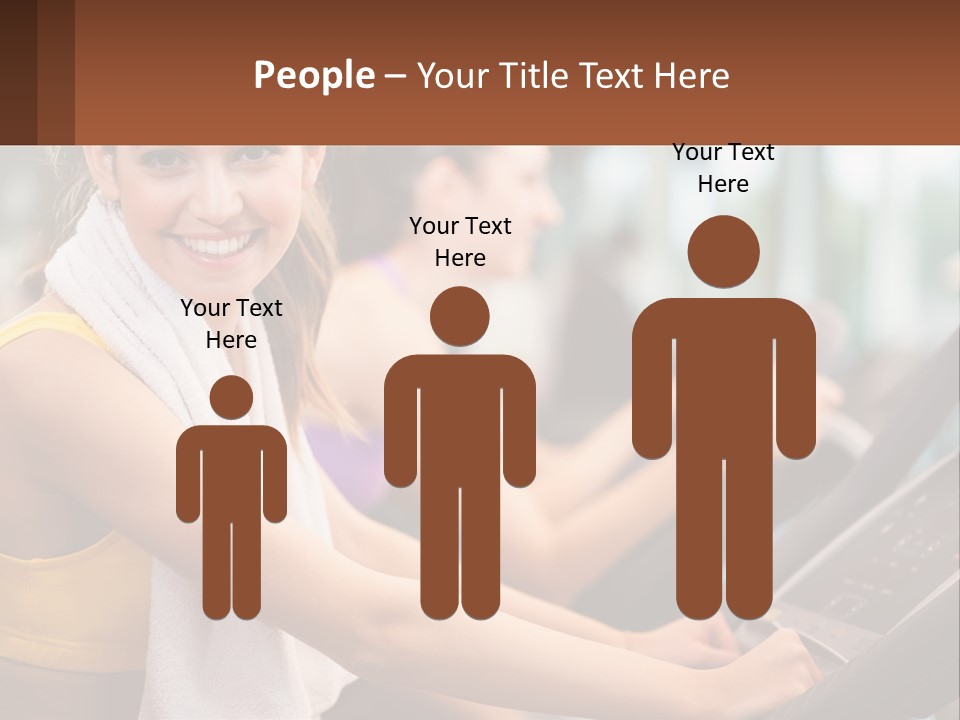 Beach Lifestyle Caucasian PowerPoint Template