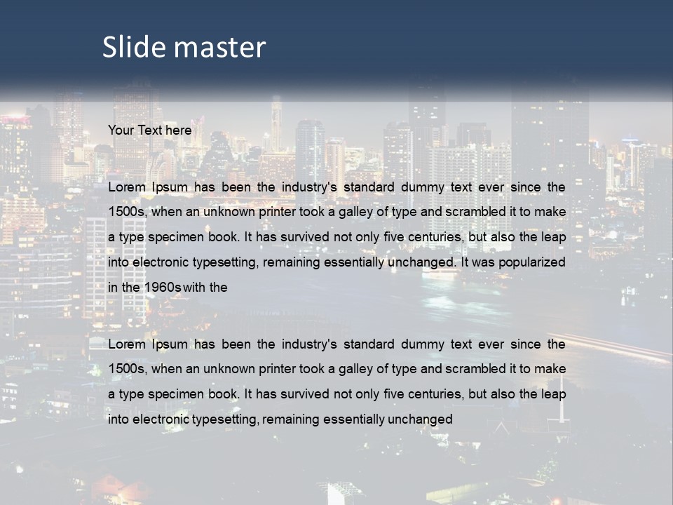 Parent Old Wave PowerPoint Template