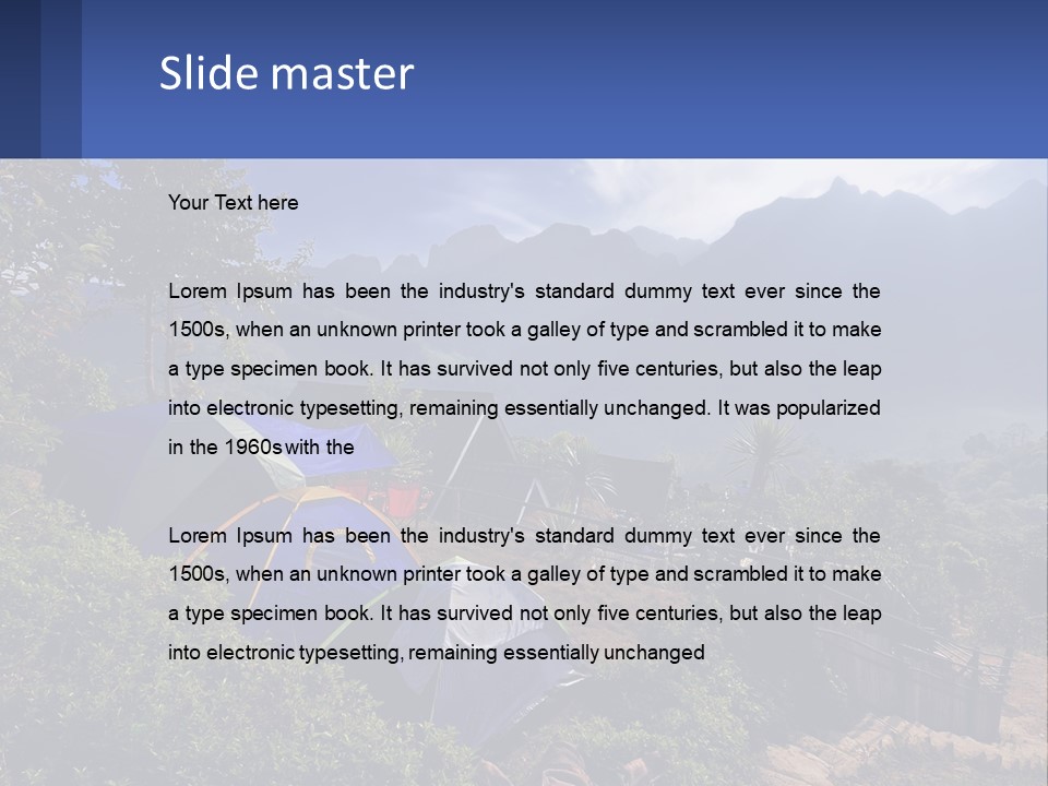 Family Wave Ocean PowerPoint Template