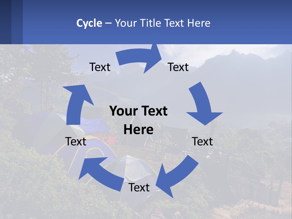 Family Wave Ocean PowerPoint Template