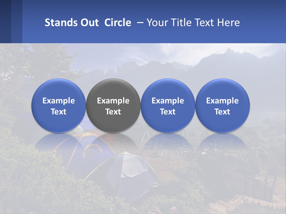 Family Wave Ocean PowerPoint Template