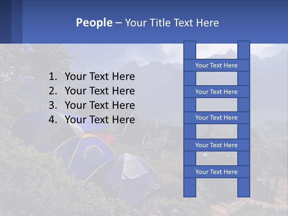 Family Wave Ocean PowerPoint Template