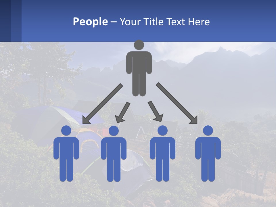 Family Wave Ocean PowerPoint Template