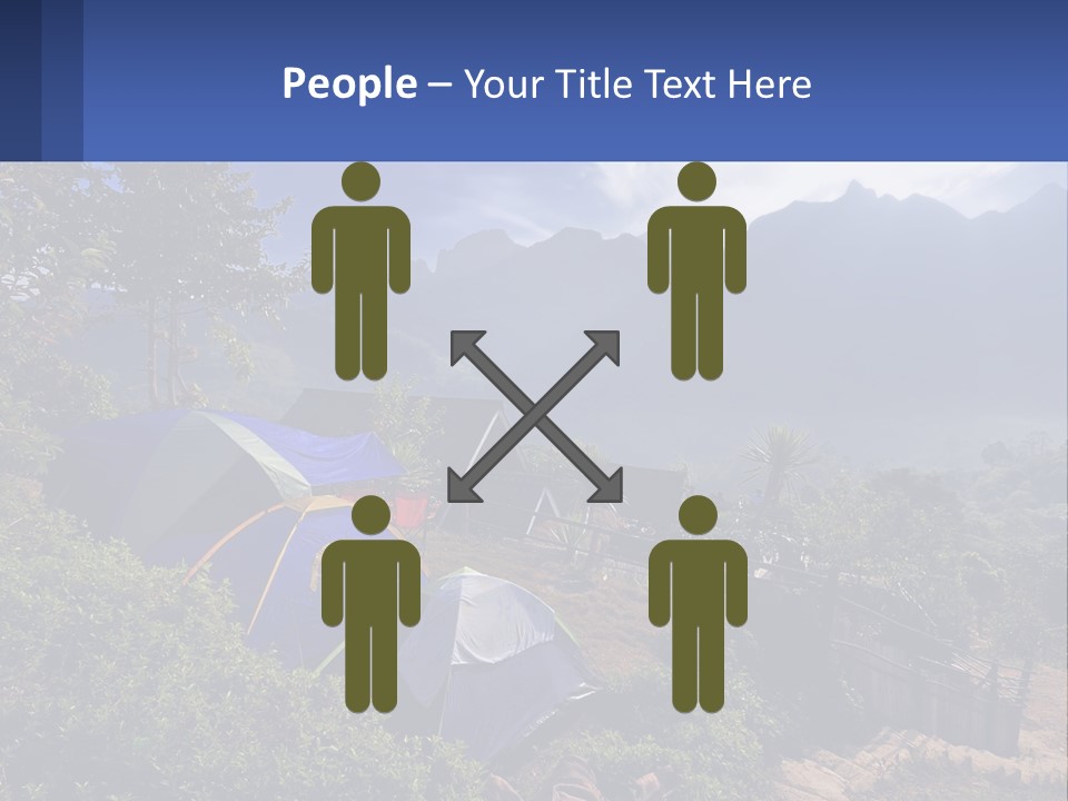 Family Wave Ocean PowerPoint Template