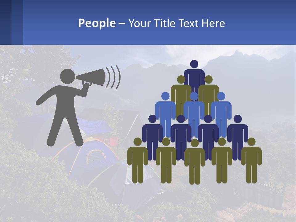 Family Wave Ocean PowerPoint Template