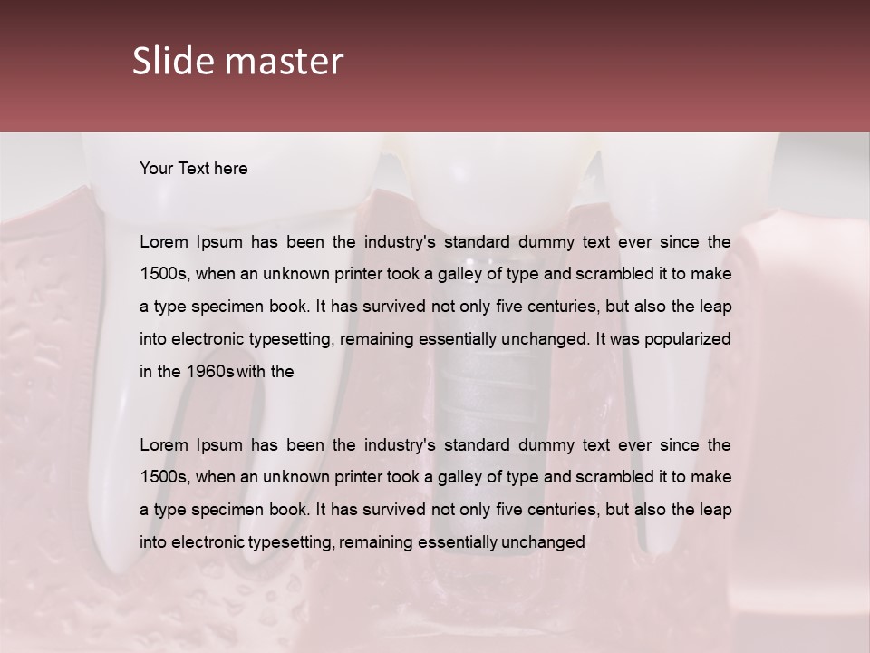 Sad Woman Single PowerPoint Template