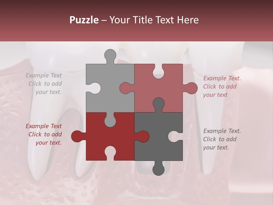 Sad Woman Single PowerPoint Template