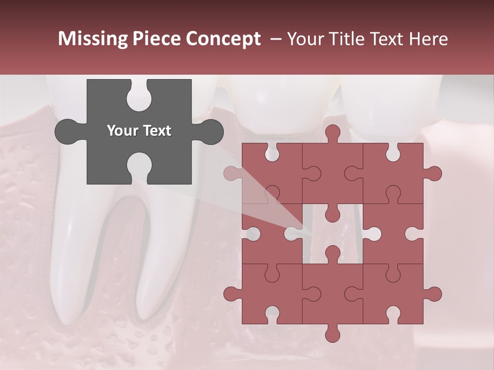 Sad Woman Single PowerPoint Template