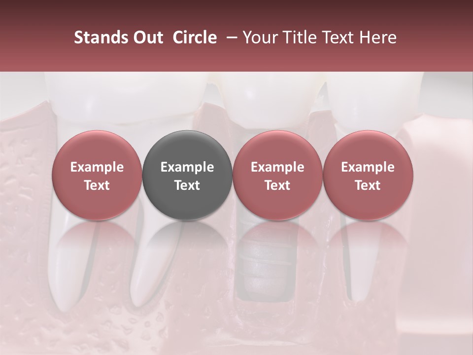 Sad Woman Single PowerPoint Template