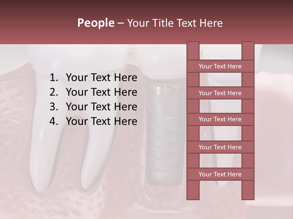 Sad Woman Single PowerPoint Template