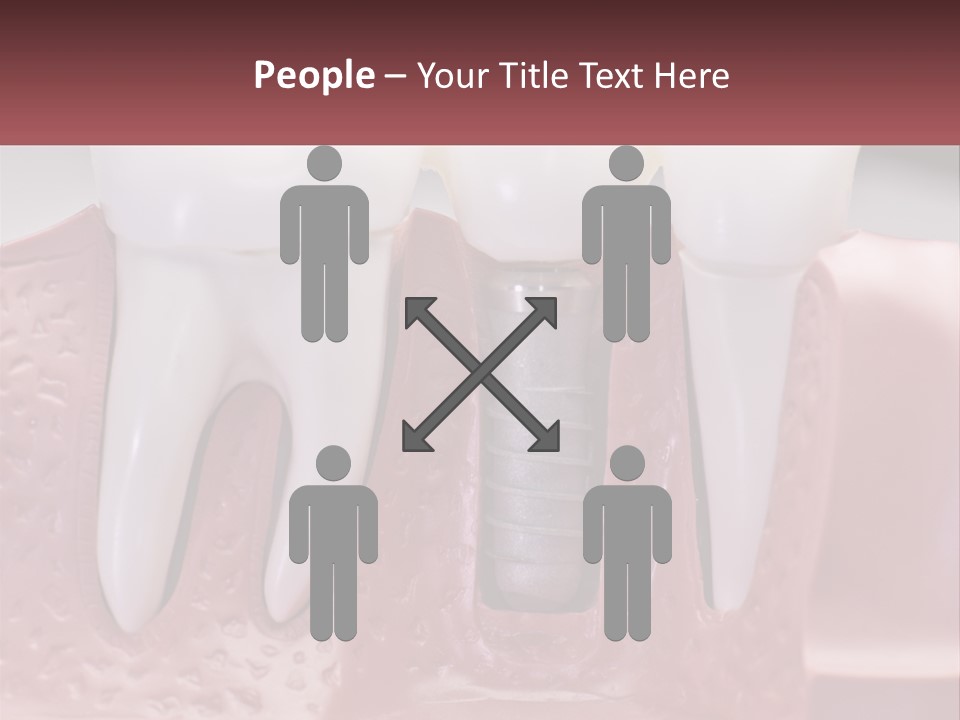 Sad Woman Single PowerPoint Template