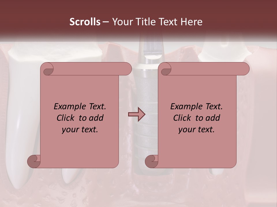 Sea Woman Wave PowerPoint Template
