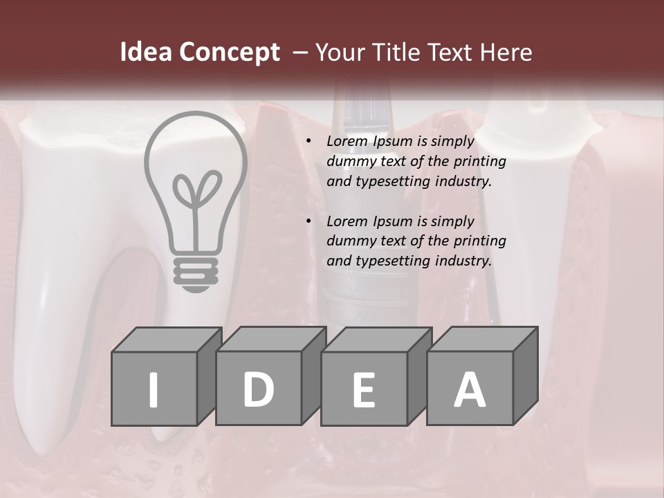 Sea Woman Wave PowerPoint Template