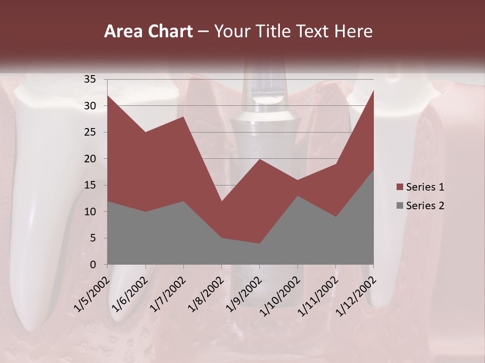 Sea Woman Wave PowerPoint Template