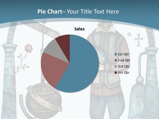 Portrait Standing Mother PowerPoint Template