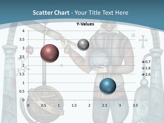 Portrait Standing Mother PowerPoint Template