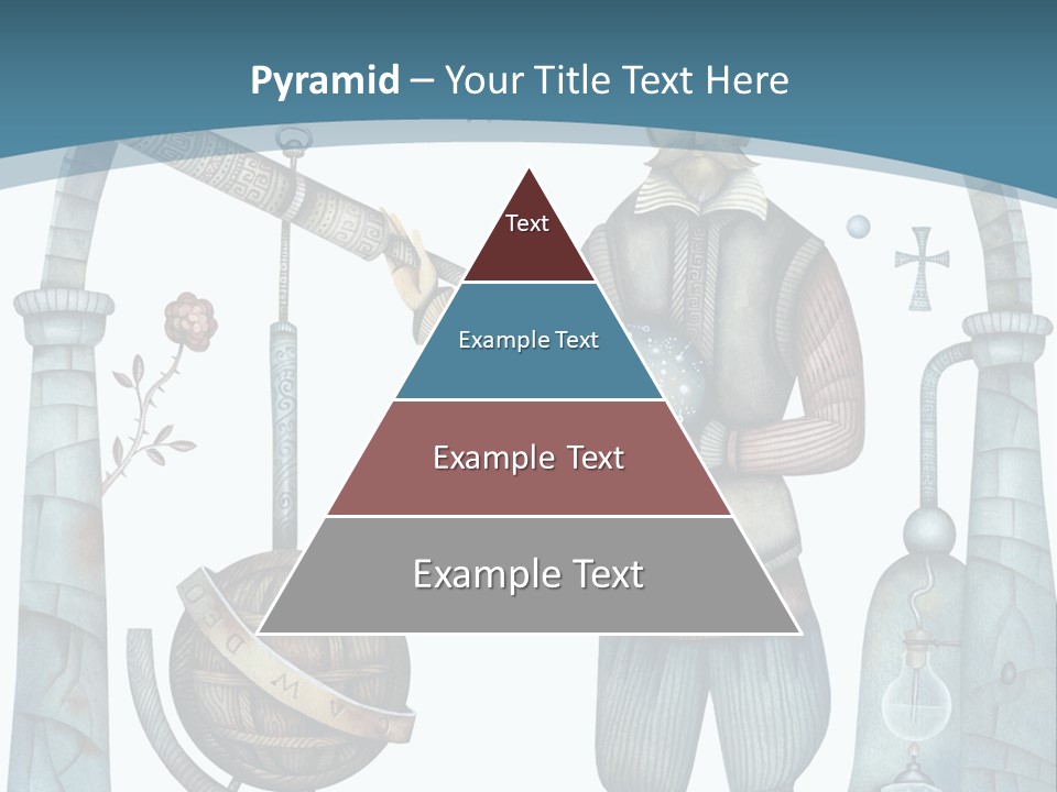 Portrait Standing Mother PowerPoint Template