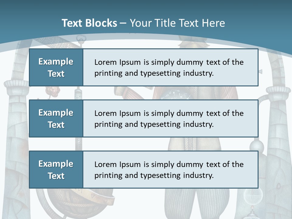 Portrait Standing Mother PowerPoint Template