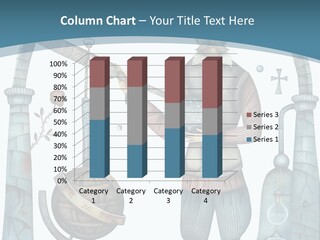 Portrait Standing Mother PowerPoint Template