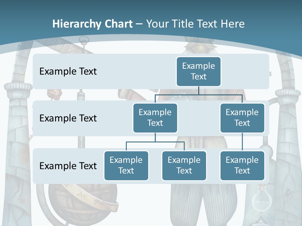 Portrait Standing Mother PowerPoint Template