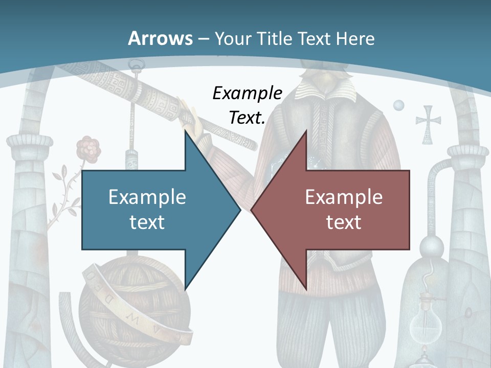 Portrait Standing Mother PowerPoint Template