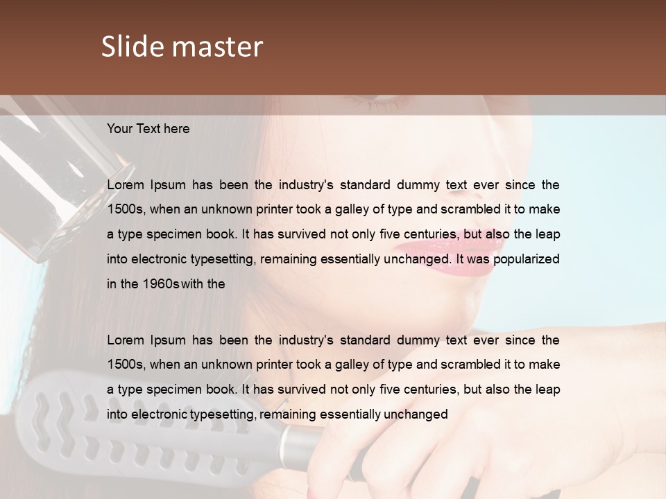 Single Coastal Senior PowerPoint Template