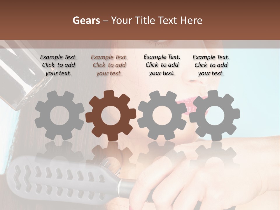 Single Coastal Senior PowerPoint Template