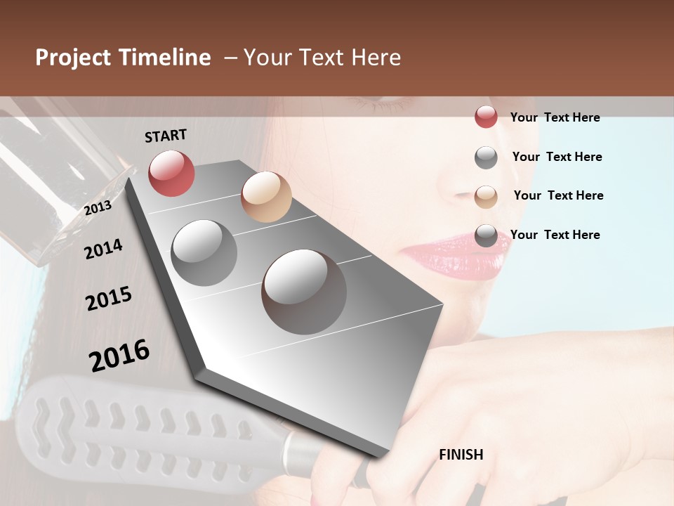 Single Coastal Senior PowerPoint Template