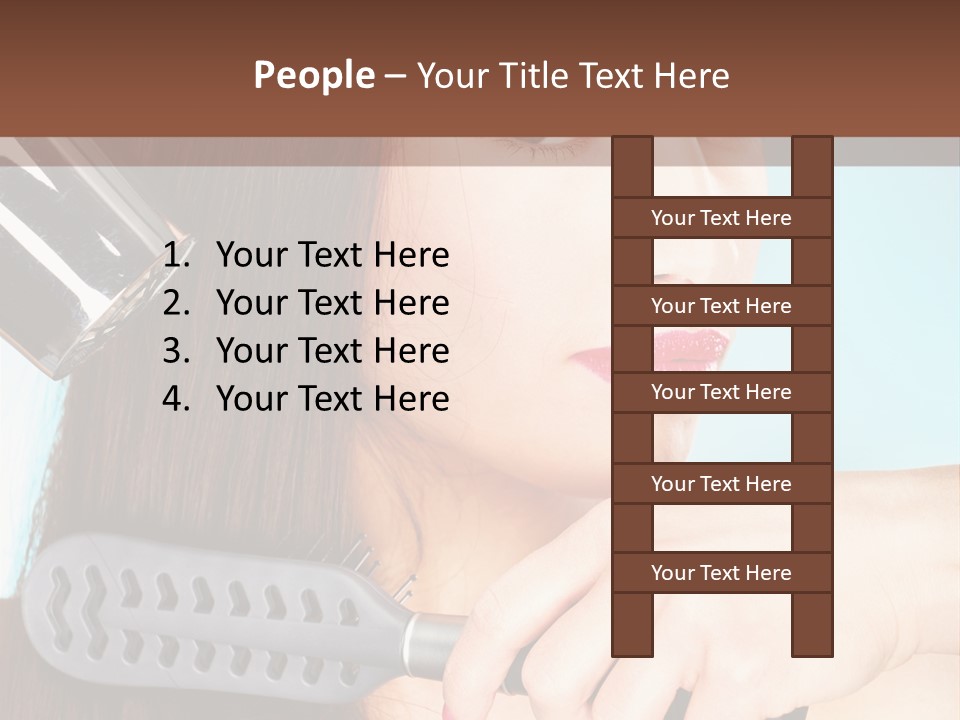 Single Coastal Senior PowerPoint Template