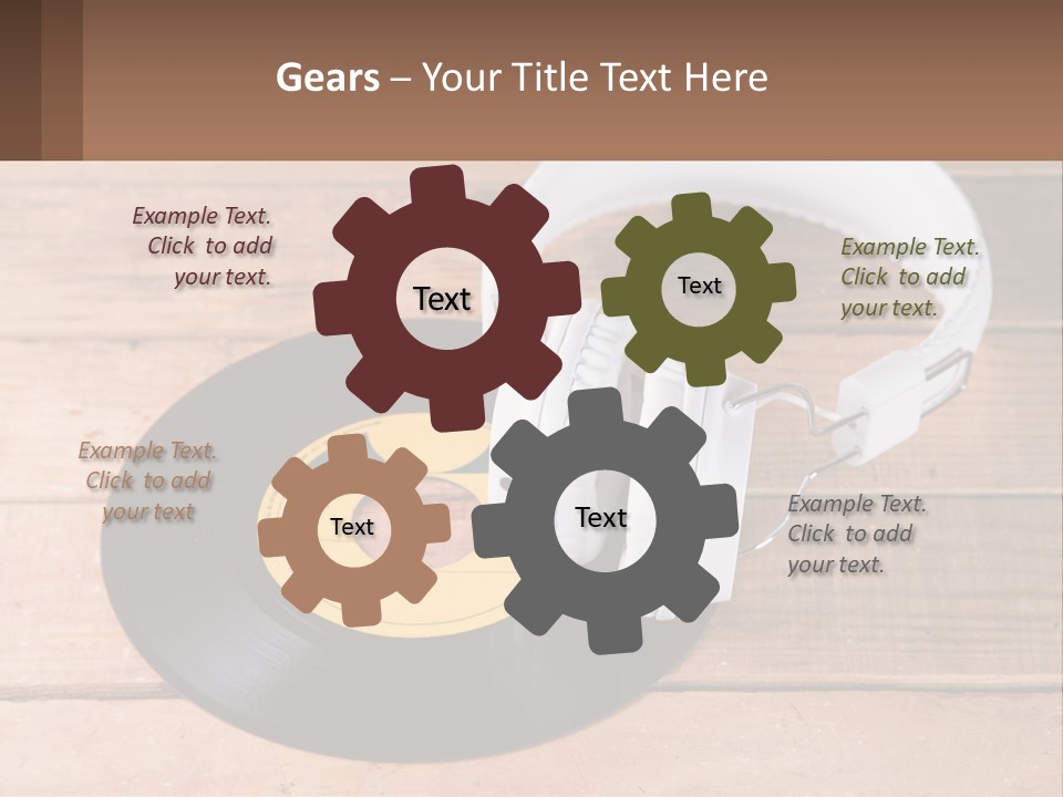 White Sea Standing PowerPoint Template