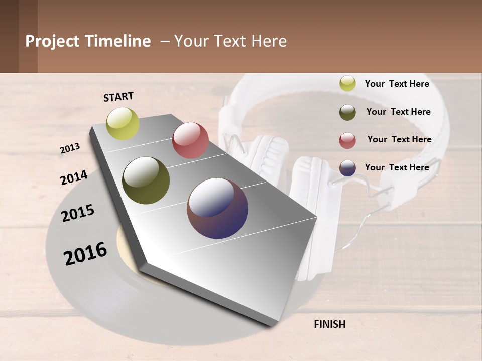 White Sea Standing PowerPoint Template