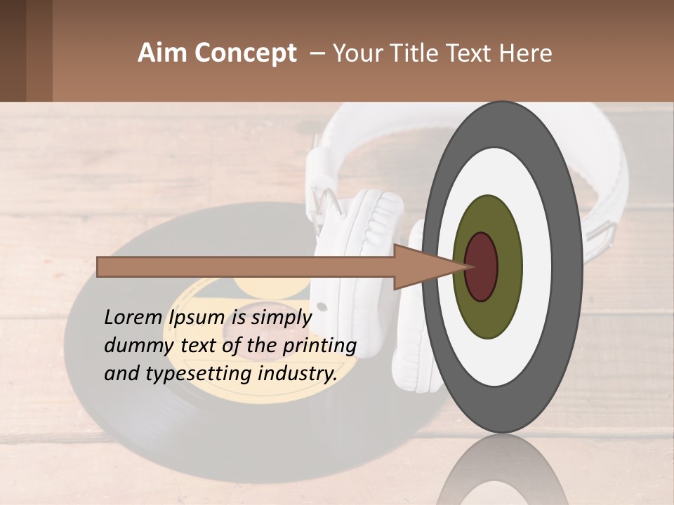 White Sea Standing PowerPoint Template