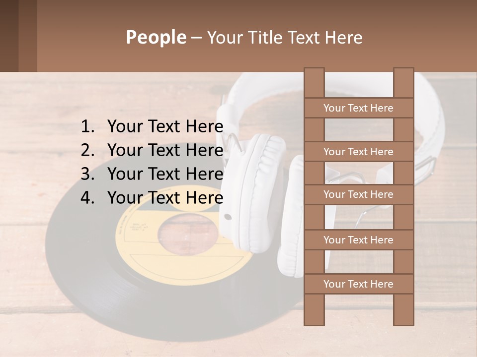 White Sea Standing PowerPoint Template